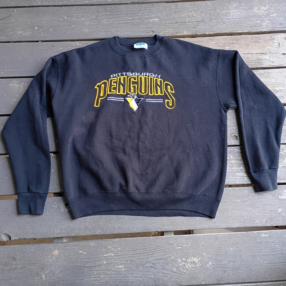 Pittsburgh Penguins Vintage Hockey Men's Sweatshirt Size XL